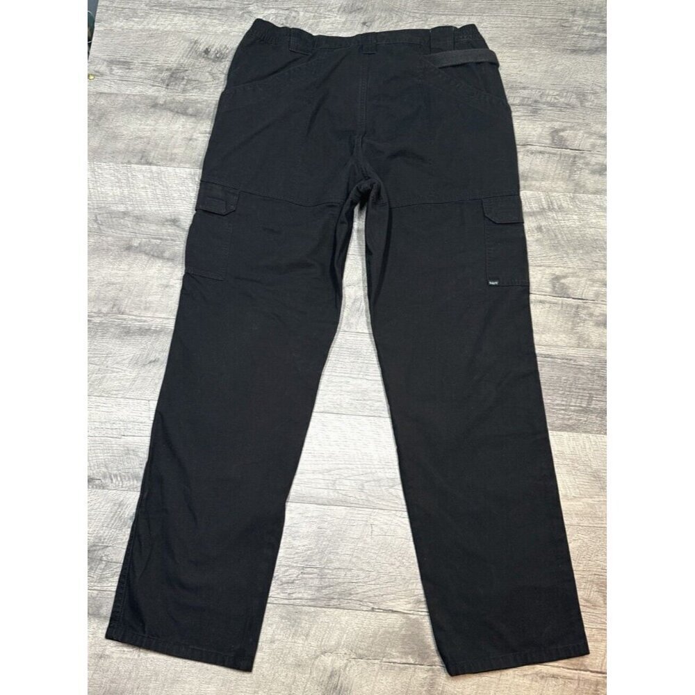 5.11 Tactical Pants Mens 40x35 Black Cargo 74251 Pleated Double Knee Uniform